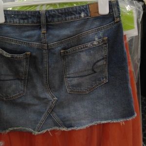 American eagle Jean mini skirt size 8